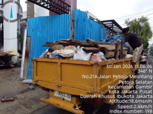 pengangkutan puing bangunan rumah renovasi